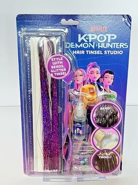 K-Pop Demon Hunters Hair Tinsel Studio DIY Styling Kit